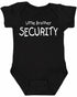 Little Brother Security on Infant BodySuit (#972-10)