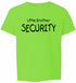 Little Brother Security on Kids T-Shirt