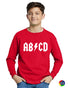 AB/CD on Youth Long Sleeve Shirt