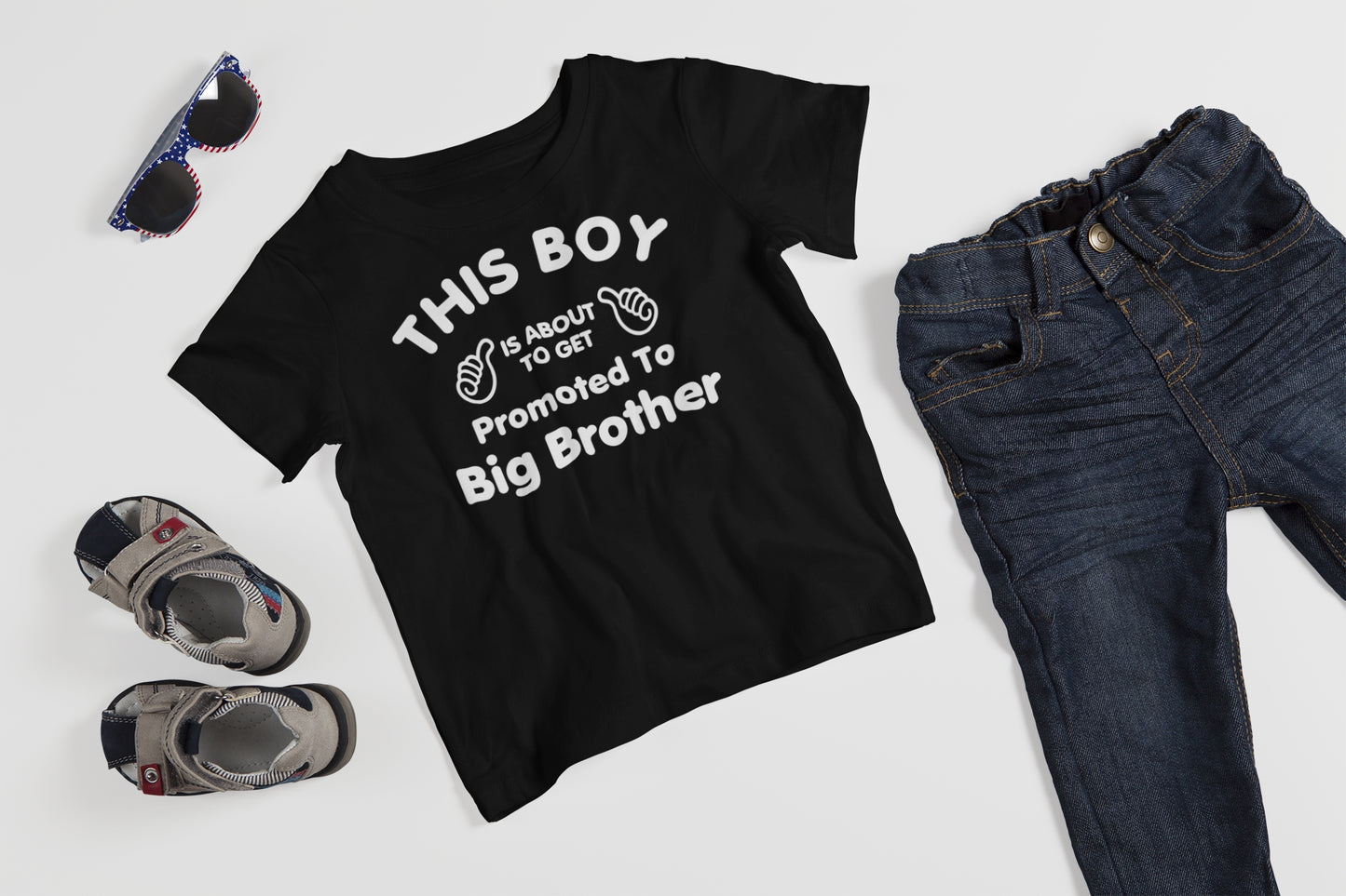 This Boy is About To Get Promoted To Big Brother on Youth T-Shirt (#975-201)