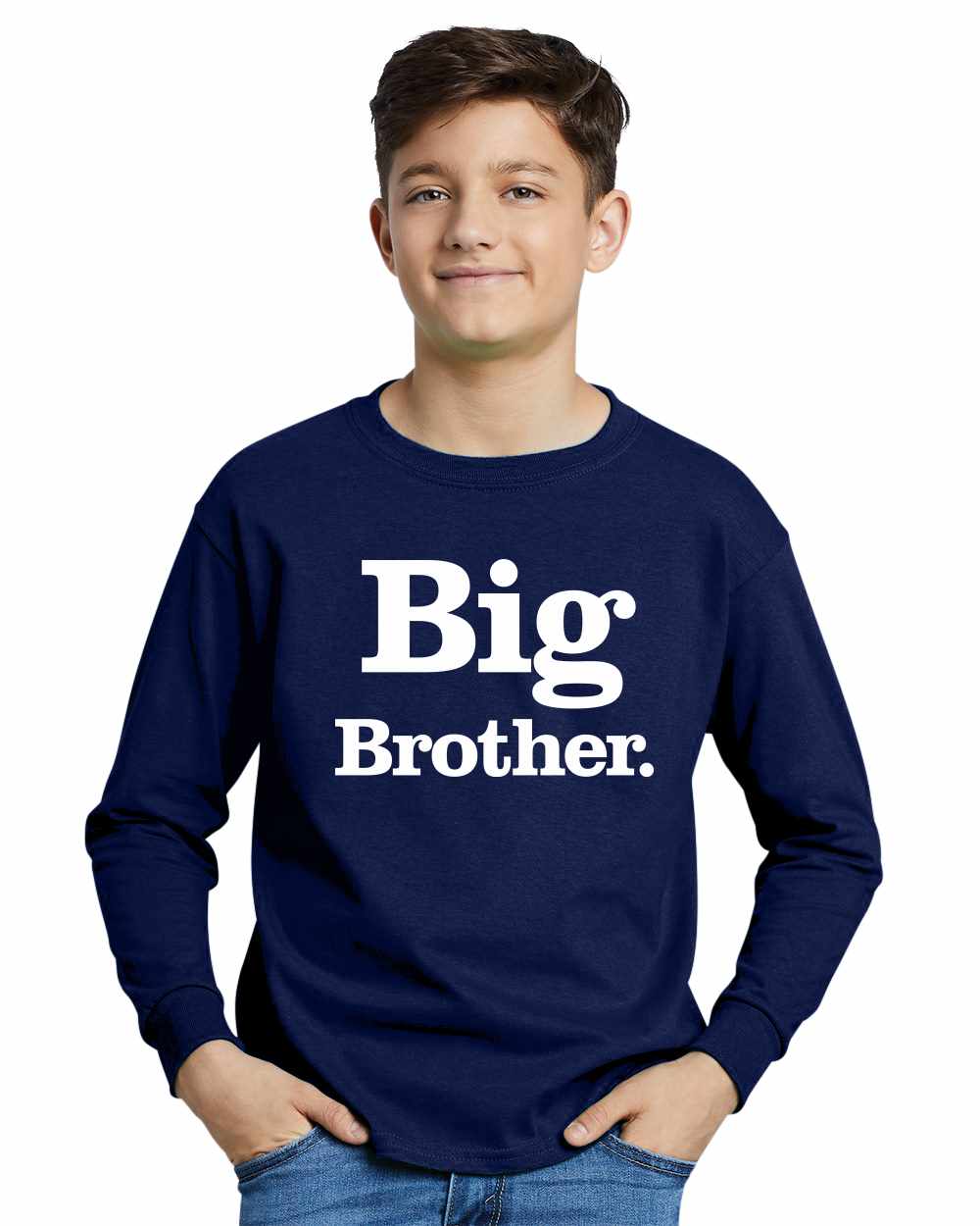 Big Brother (period) on Youth Long Sleeve Shirt