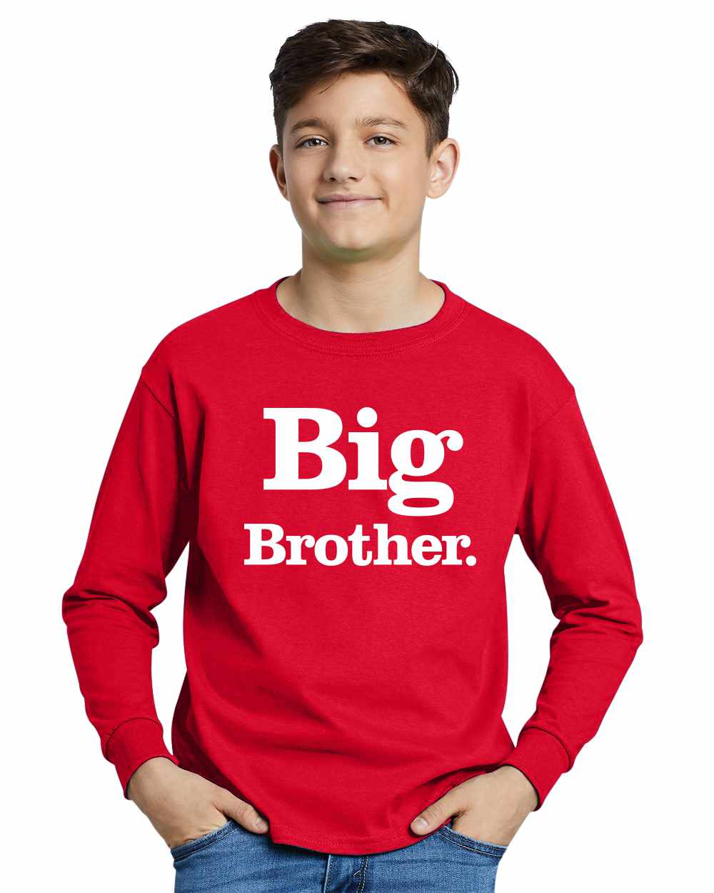 Big Brother (period) on Youth Long Sleeve Shirt (#976-203)