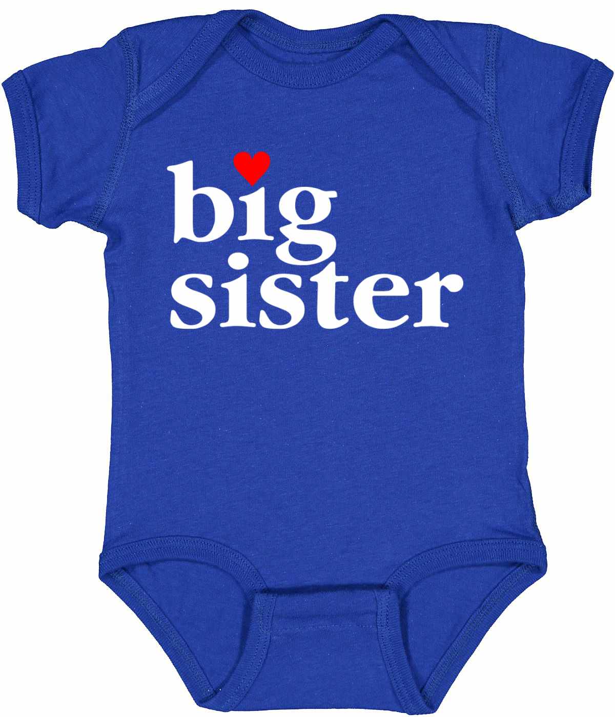 Big Sister on Infant BodySuit (#986-10)