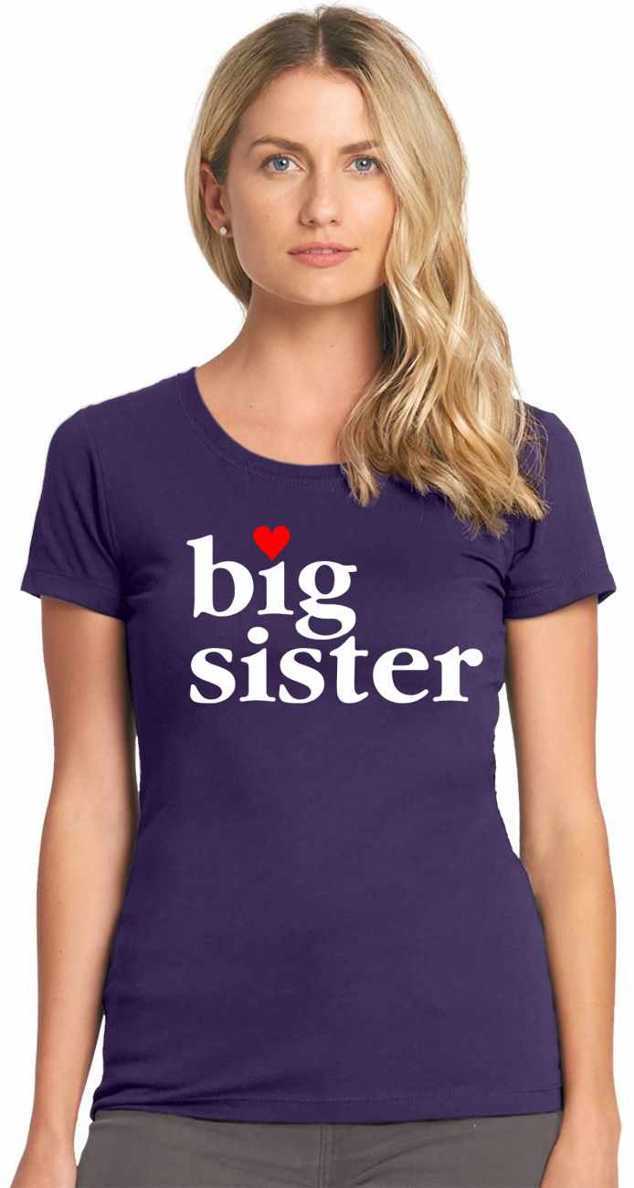Big Sister on Womens T-Shirt (#986-2)