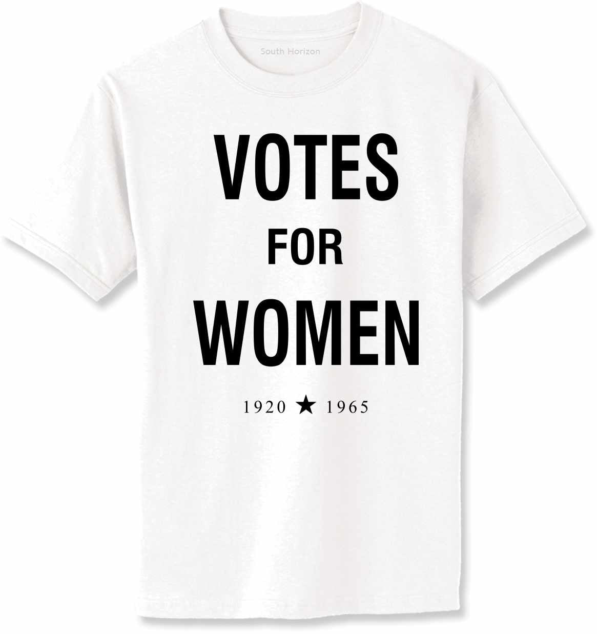 Votes For Women Adult T-Shirt (#994-1)